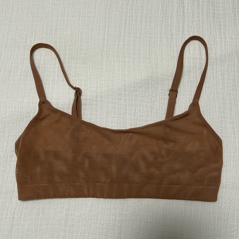 SKIMS mesh scoop bralette XS